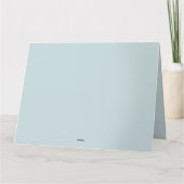 Niedliches Patchwork Kuh Over Moon mit Stars Dankeskarte (Rückseite)