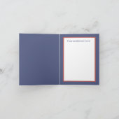 niedliches Patriotisches Gnome fügen Text hinzu Karte (Innenseite)