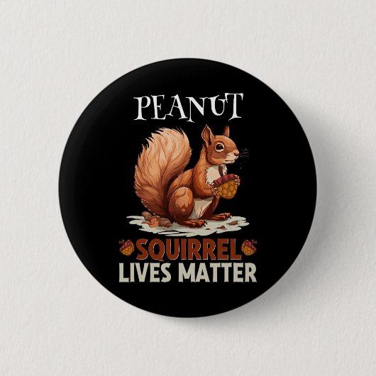 Niedliches Peanut Eichhörnchen lebt Wildtiere Frau Button (Vorderseite)