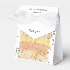 Niedliches Peer Muster Wasserfarben Kunst Geschenkschachtel