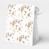 Niedliches Peer Muster Wasserfarben Kunst Geschenkschachtel (Rückseite)