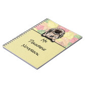 Niedliches Pekingese-Notizbuch Notizblock (Linke Seite)
