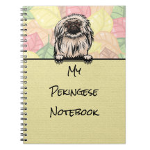 Niedliches Pekingese-Notizbuch