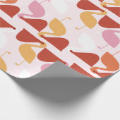 Niedliches Pelican Wrapping Paper Geschenkpapier (Ecke)