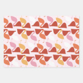 Niedliches Pelican Wrapping Paper Geschenkpapier Set (Vorderseite 2)