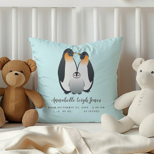 Niedliches Penguin Baby-Kinderzimmer Kissen