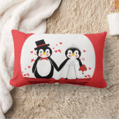 Niedliches Penguin-Braut-u. Lendenkissen (Decke)