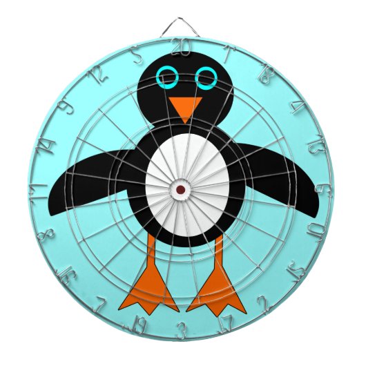 Niedliches Penguin Dart Board Dartscheibe (vorne)
