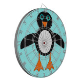 Niedliches Penguin Dart Board Dartscheibe (Vorderseite Links)