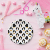 Niedliches Penguin-Muster Pappteller (Party)