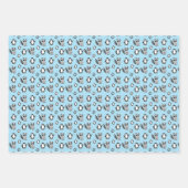 Niedliches Penguin Racoon Buddies Baby-Geschenk Geschenkpapier Set (Vorderseite 2)