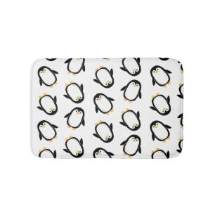 Niedliches Penguins-Muster Badematte