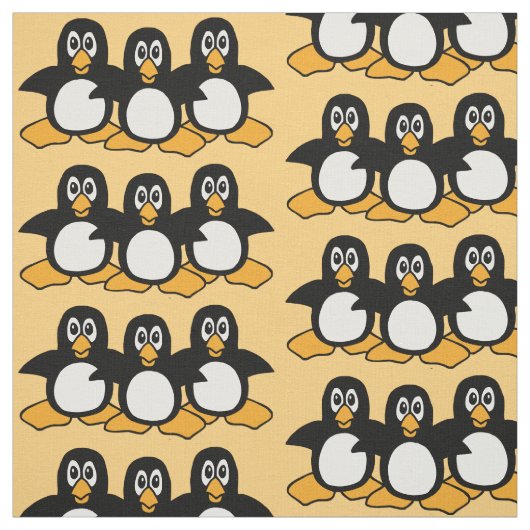 Niedliches Penguins-Muster Stoff (Muster)