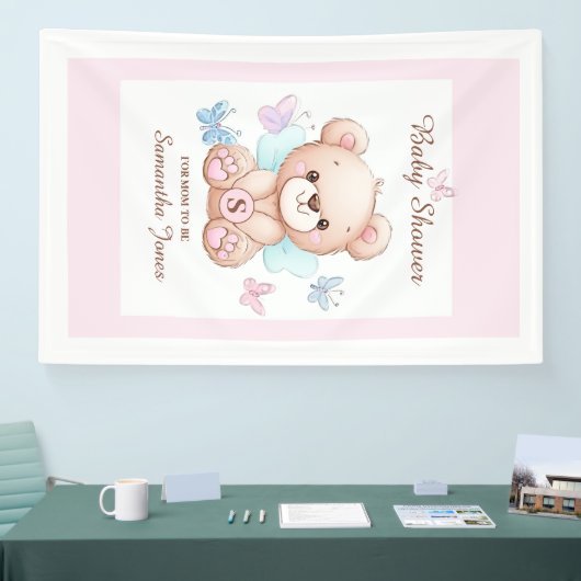 Niedliches Personalisiertes Baby-Duschbanner Banner (Messe)