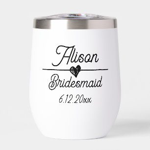 Niedliches Personalisiertes Bridesmaid-Geschenk