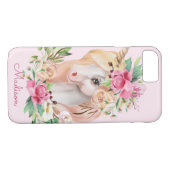 Niedliches Personalisiertes Einhorn Case-Mate iPhone Hülle (Rückseite (Horizontal))