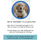 Niedliches Personalisiertes Foto Grünes Geschenk f Kaffeetasse