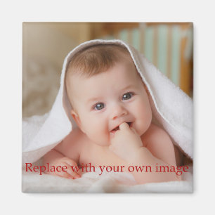 Niedliches personalisiertes Foto Magnet