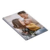 niedliches personalisiertes Foto-Mama-Notebook Notizblock (Rechte Seite)