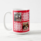 Niedliches Personalisiertes Foto Rotes Geschenk fü Kaffeetasse (Links)