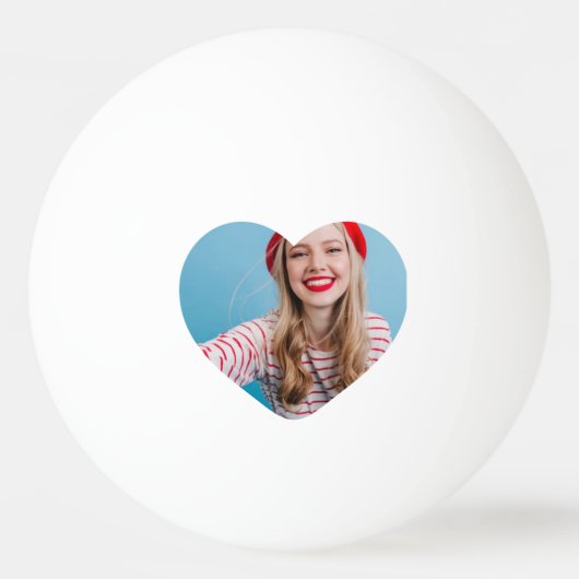 Niedliches personalisiertes Foto Tischtennis Gesch Tischtennisball (Vorderseite)