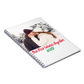 Niedliches Personalisiertes Foto und Text modern Notizblock (Rechte Seite)