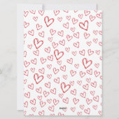 Niedliches Personalisiertes Foto Valentinstag Feiertagskarte (Rückseite)