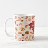 Niedliches personalisiertes Gebäck Kaffeetasse (Links)