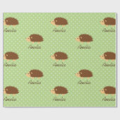 Niedliches personalisiertes geschenkpapier (Flach)