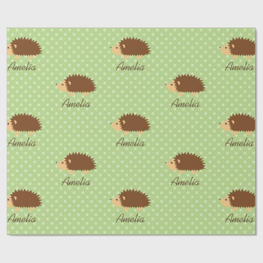 Niedliches personalisiertes geschenkpapier (Flach)