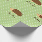 Niedliches personalisiertes geschenkpapier (Ecke)