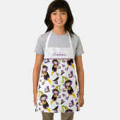 Niedliches Personalisiertes Halloween Hexenmuster  Schürze (Insitu)