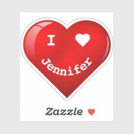 Niedliches Personalisiertes ich herbe glücklich Ge Aufkleber