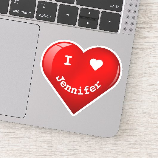 Niedliches Personalisiertes ich herbe glücklich Ge Aufkleber (Detail)