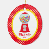 Niedliches personalisiertes keramik ornament (Links)