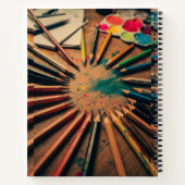 Niedliches personalisiertes Kinderskizzenbuch Notizblock (Rückseite)