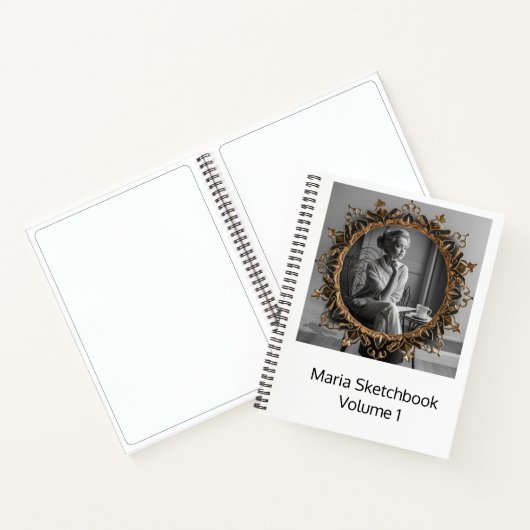 Niedliches personalisiertes Kinderskizzenbuch Notizblock (Innenseite)