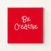 Niedliches Personalisiertes Kunstbuch Notizblock (Rückseite)