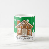 Niedliches Personalisiertes Lebkuchen Weihnachten  Kaffeetasse (Mittel)
