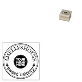 Niedliches Personalisiertes Logo Gummistempel (Stempel)