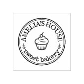 Niedliches Personalisiertes Logo Gummistempel (Prägung)