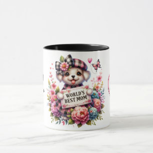 Niedliches Personalisiertes Muttertagsangebot/Hund Tasse