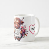 Niedliches Personalisiertes Muttertagsangebot/Kuh Kaffeetasse (VorderseiteRechts)