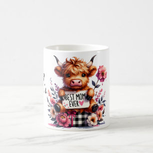 Niedliches Personalisiertes Muttertagsangebot/Kuh Kaffeetasse