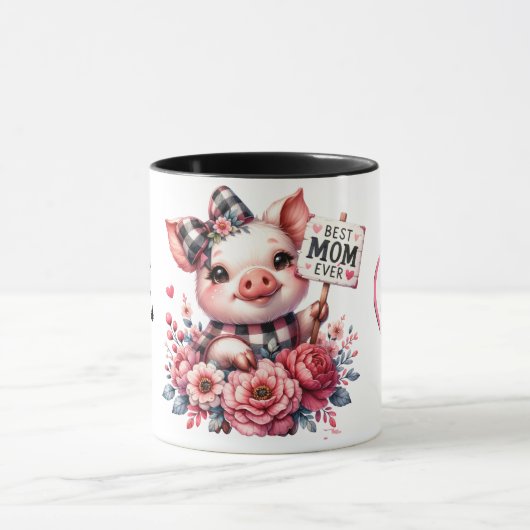 Niedliches Personalisiertes Muttertagsangebot/Schw Tasse (Zentrum)