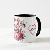 Niedliches Personalisiertes Muttertagsangebot/Schw Tasse (VorderseiteRechts)