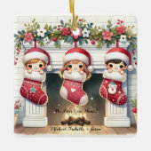 Niedliches Personalisiertes Nana Ornament Von Gran (Vorderseite)