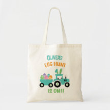 Niedliches Personalisiertes Ostereier Hunt Tractor