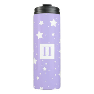 Niedliches Personalisiertes Pastell-Star-Muster Thermosbecher