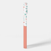 Niedliches Personalisiertes rosa und blaues Terraz Case-Mate iPhone Hülle (Rückseite / Rechts)